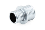 HPS 1-1/4 inch - 1-1/2 inch 32mm - 38mm Billet 6061 Aluminum Joiner Hose Union Connector Silver