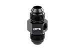 HPS Performance -4 AN Male to Male Adapter with 1/8 inch NPT Female Port Aluminum Black