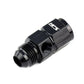 HPS Performance -10 AN Male to Female Fuel Pressure Gauge Adapter with 1/8" NPT Female Port, Aluminum, Black