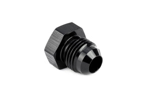 HPS Performance -3 AN Fittings Plug AN Male 37 Degree Flare Aluminum Black