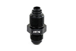HPS Performance AN -6 to 1/2-20 Male to Inverted Flare Male Power Steering Adapter Aluminum Black