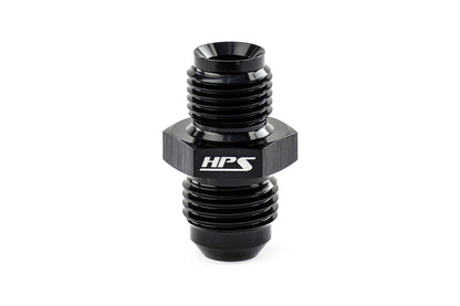 HPS Performance Straight AN Flare -10 to M14 x 1.5 Metric Adapter Aluminum Black