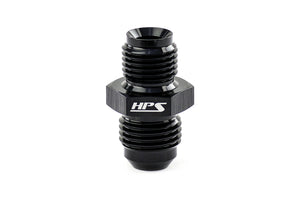 HPS Performance Straight AN Flare -4 to M10 x 1.25 Metric Adapter Aluminum Black