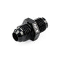 HPS Performance AN Flare -12 to 1/2" NPT Adapter, Straight, Aluminum, Black