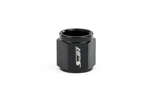 HPS Performance -3 Hard Line AN Tube Nut Aluminum Black