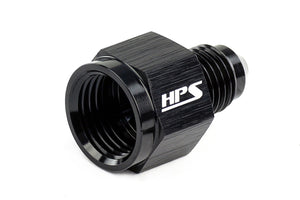 HPS Performance AN -10 Female to AN -4 Male Reducer Adapter Aluminum Black