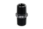 HPS Performance Straight 1/8'' NPT Male to Male Union Coupler Adapter Aluminum Black