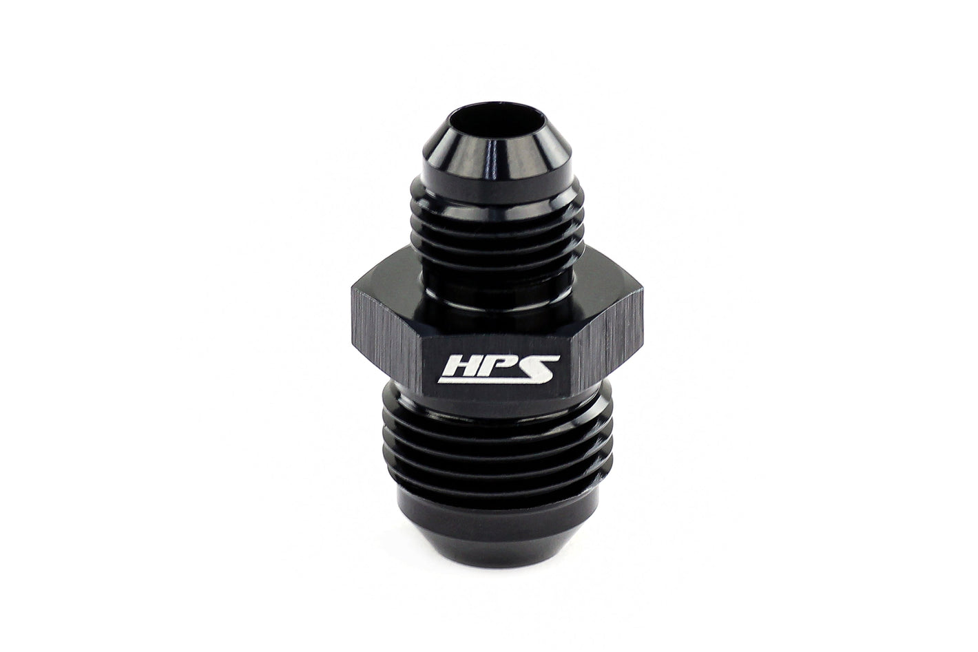 HPS Performance AN -4 to AN -3 Male To Male Reducer Union Coupler Adapter Aluminum Black