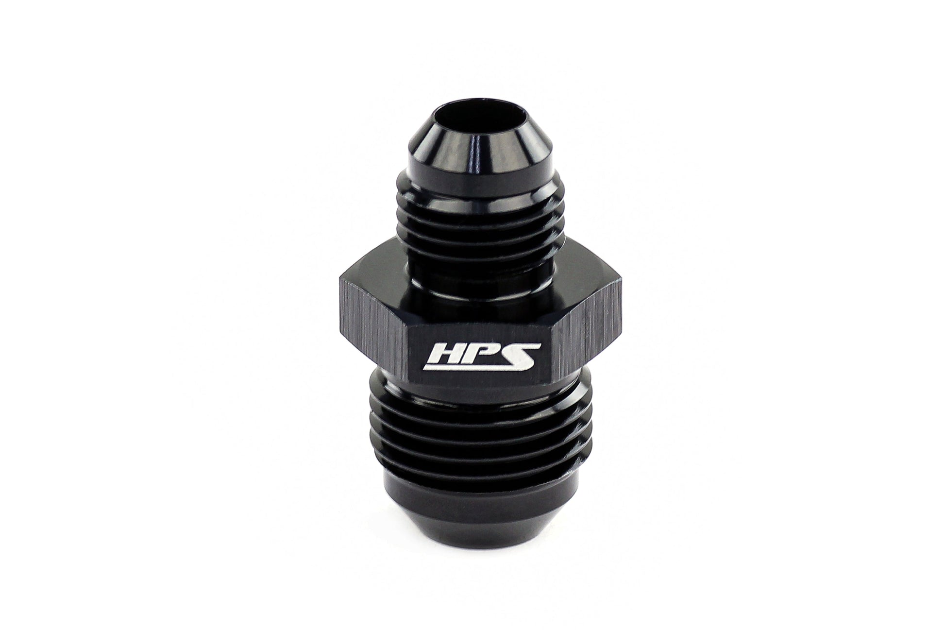 HPS Performance AN -10 to AN -8 Male To Male Reducer Union Coupler Adapter Aluminum Black