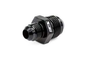 HPS Performance AN -16 to AN -12 Male To Male Reducer Union Coupler Adapter, Aluminum, Black