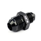 HPS Performance AN -16 to AN -12 Male To Male Reducer Union Coupler Adapter, Aluminum, Black