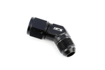 HPS Performance 45 Degree AN -8 Male to Female Swivel Adapter Aluminum Black
