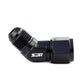 HPS Performance 45 Degree AN -10 Male to Female Swivel Adapter, Aluminum, Black