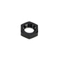 HPS Performance AN -4 Female Bulkhead Fitting Jam Nut, Aluminum, Black