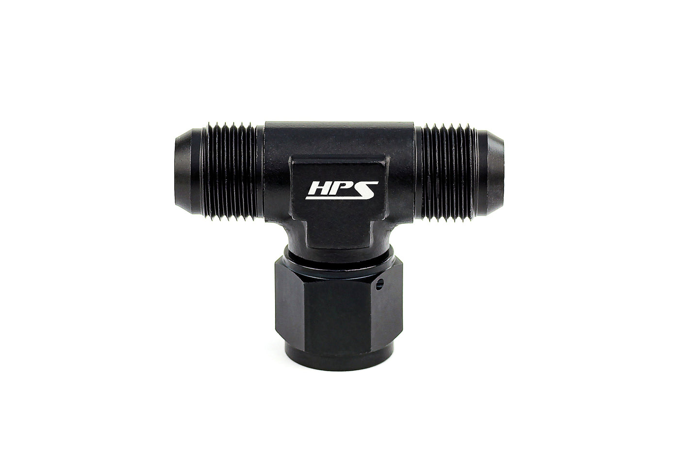 HPS Performance AN-4 Aluminum Tee Adapter with Female on Side AN9251-4