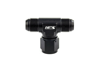 HPS Performance AN-4 Aluminum Tee Adapter with Female on Side AN9251-4