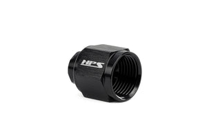 HPS Performance AN -12 Flare Female Cap, Aluminum, Black