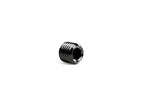 HPS Performance AN Fittings 1/4 inch NPT Allen Plug Aluminum Black