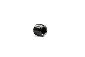 HPS Performance AN Fittings 3/8 inch NPT Allen Plug Aluminum Black