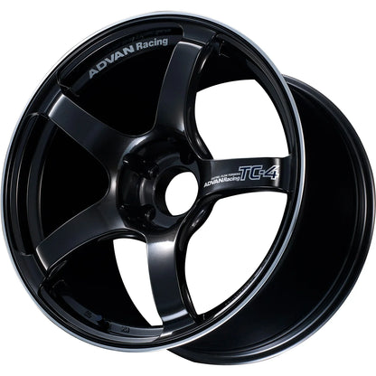 Advan TC4 18x9 +25mm 5x112 Racing Black Gunmetallic and Ring Wheel