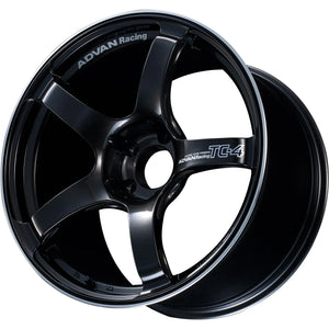 Advan TC4 18x9.5 +35 5-114.3 Racing Black Gunmetallic and Ring Wheel