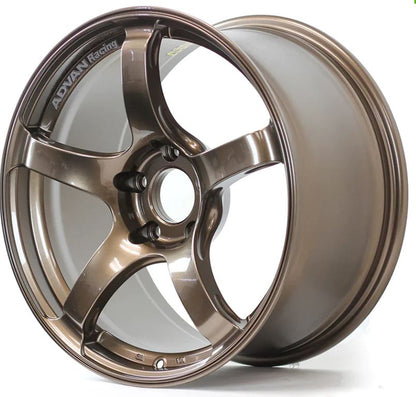 Advan TC4 17x8.5 +31 5-114.3 Umber Bronze Metallic & Ring Wheel