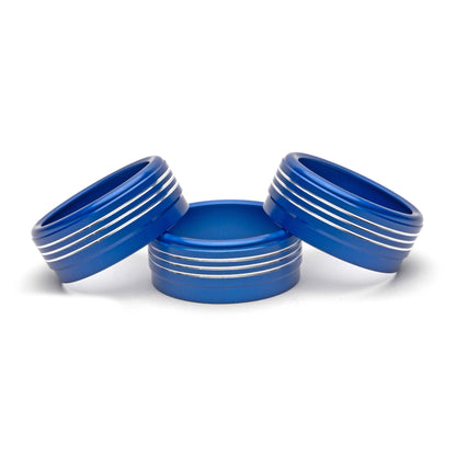 Billetworkz Climate Control Knob Covers – Fits Subaru 2015-2021 WRX/STI / 2013-2017 Crosstrek / 2014-2018 Forester / 2012-2016 Impreza