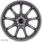 Enkei PF09 18x9.5 5x114.3 40mm Offset 75mm Bore Dark Silver Wheel