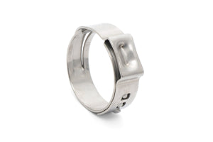 HPS 304 Stainless Steel Ear Hose Clamps, Effective Range 14.1mm - 16.6mm, 100pcs pack