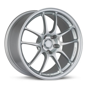 Enkei PF01 18x10.5 5x114.3 38mm Offset Silver Wheel