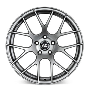 Enkei Raijin 18x8.5 38mm Offset 5x114.3 Bolt Pattern 72.6 Bore Diameter Hyper Silver Wheel