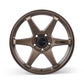 Enkei T6R 17x8 40mm Offset 5x114.3 Bolt Pattern 72.6 Bore Matte Bronze Wheel