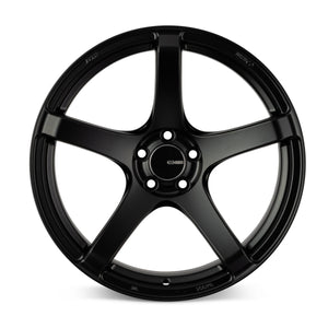 Enkei Kojin 18x9.5 45mm Offset 5x100 Bolt Pattern 72.6mm Bore Dia Matte Black Wheel