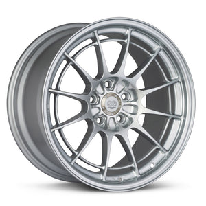 Enkei NT03+M 18x9.5 5x114.3 27mm Offset 72.6mm Bore F1 Silver Wheel