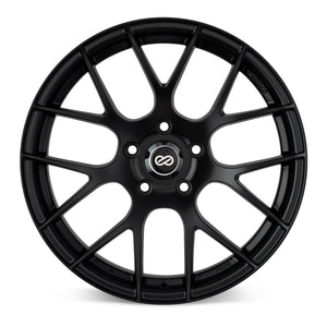 Enkei Raijin 18x8 40mm Offset 5x114.3 Bolt Pattern 72.6 Bore Diamter Matte Black Wheel