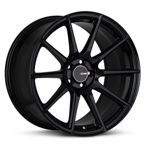 Enkei TS10 18x8.5 5x114.3 35mm Offset 72.6mm Bore Black Wheel