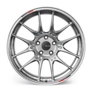 Enkei GTC02 18x9.5 5x114.3 15mm Offset 75mm Bore Hyper Silver Wheel