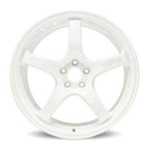 Gram Lights 57CR 18x9.5 +38 5x114.3 Ceramic White Pearl Wheel