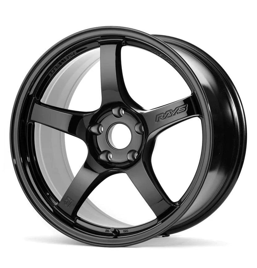 Gram Lights 57CR 19x10.5 +22 5x114.3 Glossy Black Wheel