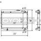 Koyo 84-87 Toyota Corolla GT-S 1.6L 4AGE AE86 Radiator