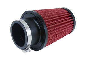 HPS Performance Red 2.5" Air Filter, 7.25" Length, 4.5" Base, 3.5" Top, HPS-4295-RED