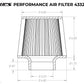 HPS Performance 3.25" Air Filter, 7.75" Length, 6" Base, 4.5" Top, HPS-4332