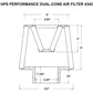 HPS Performance 3.25" Open Top Dual Cone Air Filter, 5.75" Length, HPS-4342