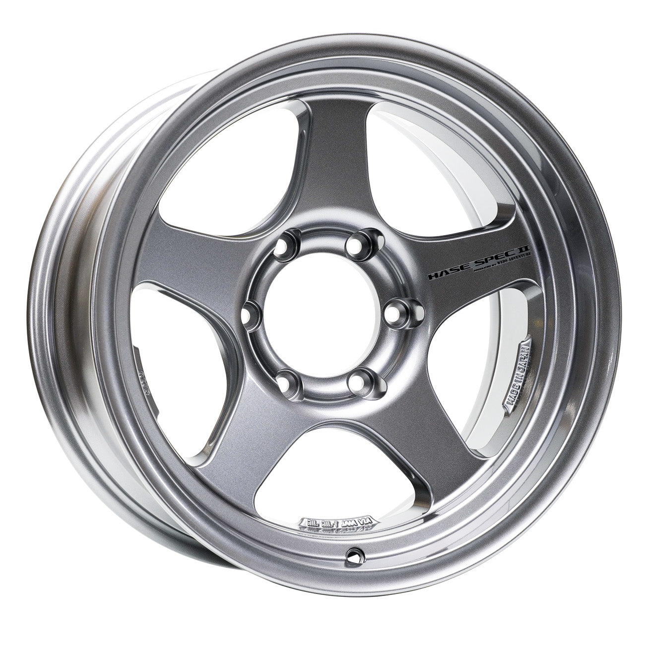 Weds Adventure Hase Spec II 17 X 8.5 -6 6-139.7 Light Gun Metallic