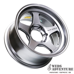 Weds Adventure Hase Spec II 17 X 8.5 -6 6-139.7 Light Gun Metallic