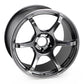 Advan RG-4 18x9 +35 5-114.3 Racing Hyper Black & Ring Wheel