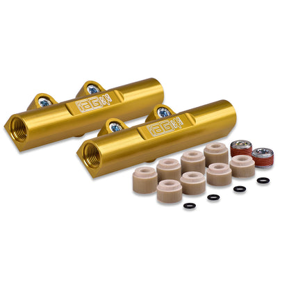 IAG PTFE Fuel System Kit w/ Aeromotive FPR, IAG Fuel Rails for 2008-2014 WRX / 2008-2021 STI