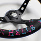 Vertex Speed 350mm Steering Wheel - Blue / Pink
