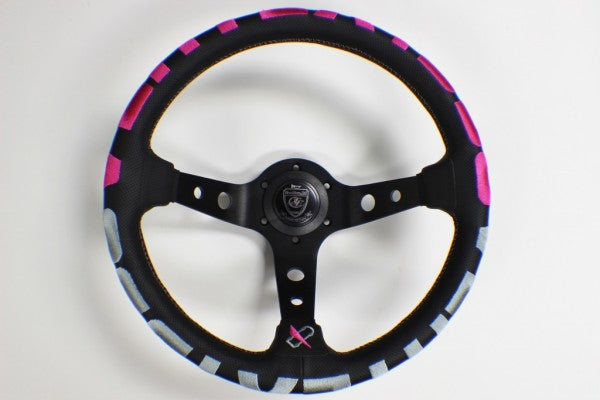 Vertex "1996" Pink 350mm Steering Wheel