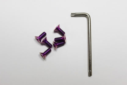 Vertex Titanium Steering Wheel Torx Bolts (Purple)